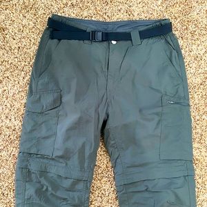 Columbia mens convertible hiking pants 32x32